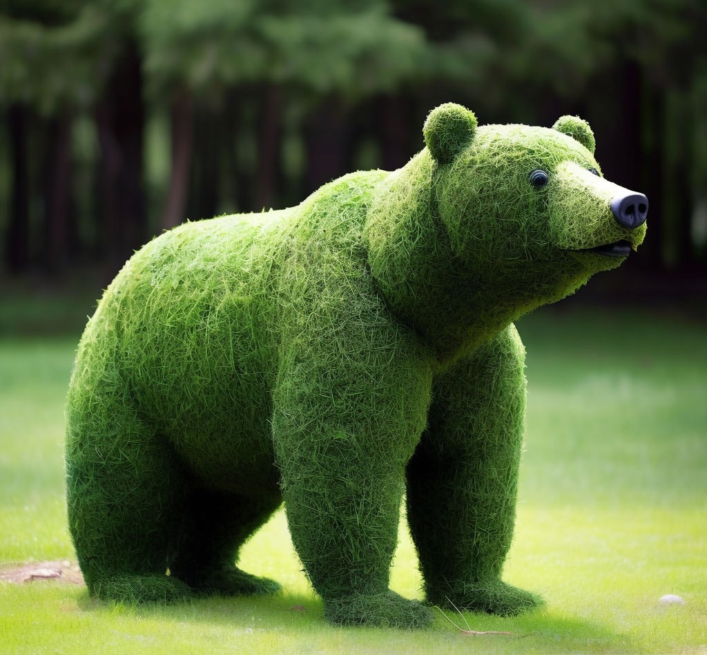Топиарий медведь